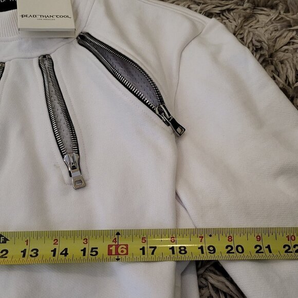 Dead Than Cool Los Angeles Men's Streetwear White Sweatshirt Series One 2018 - Picture 13 of 13